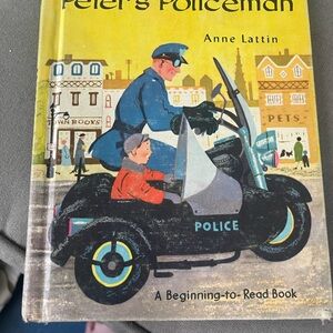 Peter's Policeman 1958 vintage Children's Book